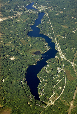 Lake George in Clare County, Michigan